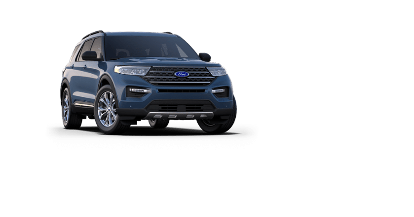2020 Ford Explorer XLT Blue, 2.3L I-4 EcoBoost Engine with Auto Start